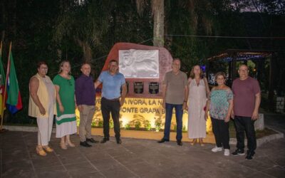 Monumento do Leão de San Marco do Projeto ”25 Leoni di San Marco Nell 8ª Província Veneta”