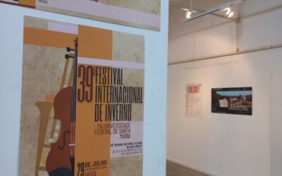 Mostra de folders e cartazes do acervo do MIEM