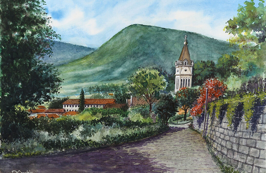 Exposição “Del Tempo Dei Noni” traz aquarelas de Dilson Cecchin