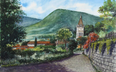 Exposição “Del Tempo Dei Noni” traz aquarelas de Dilson Cecchin